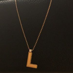 Roberto Coin 18K Yellow Gold Initial Necklace